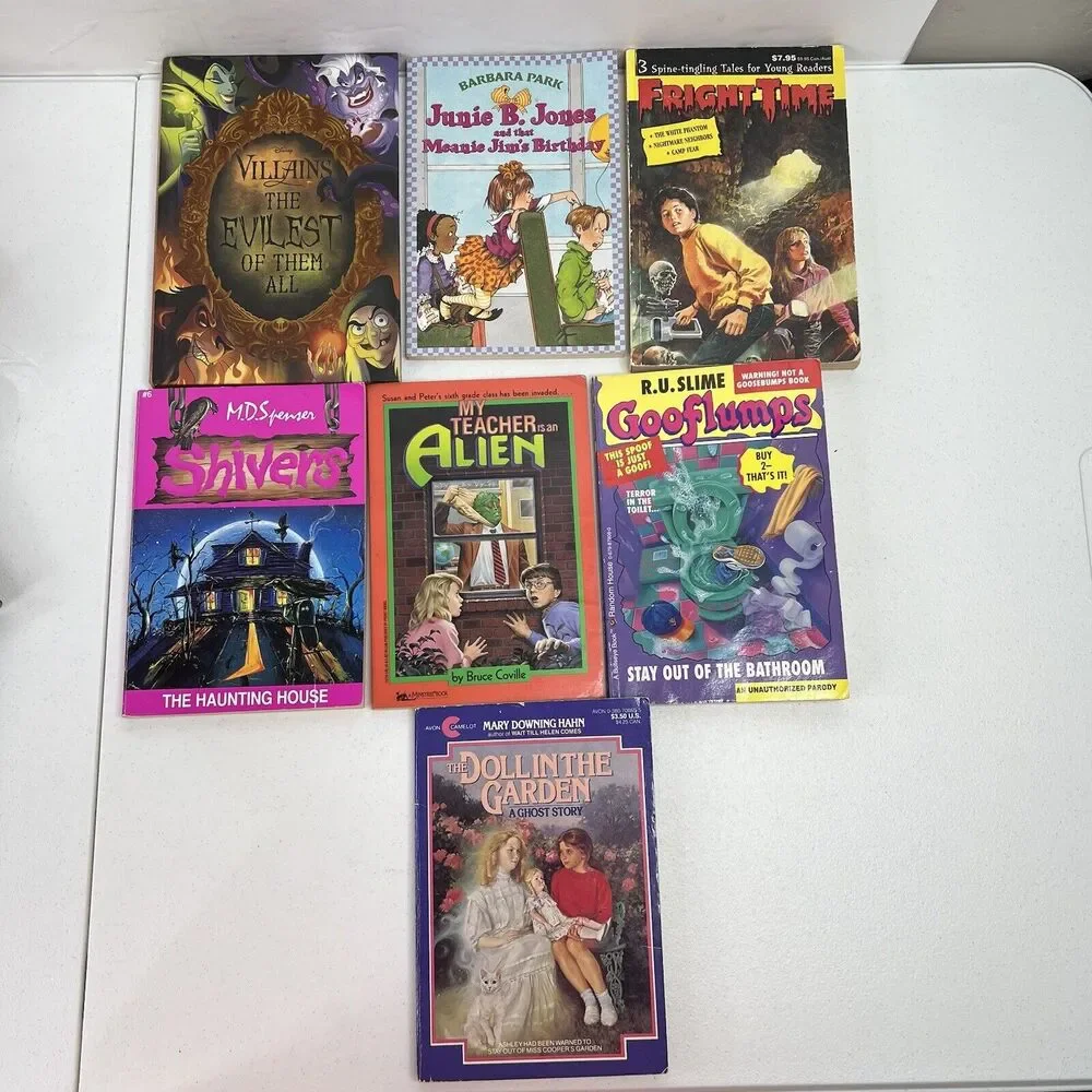 7 Books Young Readers Disney Julie B Jones Fright Times Shivers Gooflumps‎ Bruce